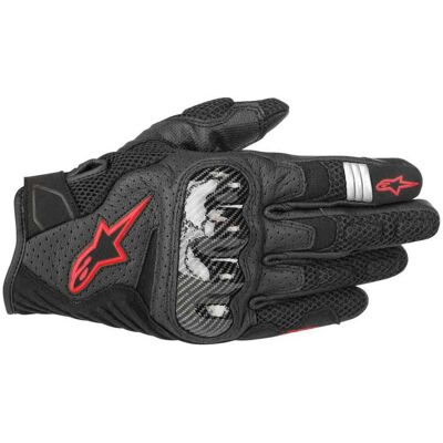 Gants Alpinestars SMX-1 AIR V2 Black/Red - Publicité Gants Alpinestars SMX-1 AIR V2 Black/Red - Publicité