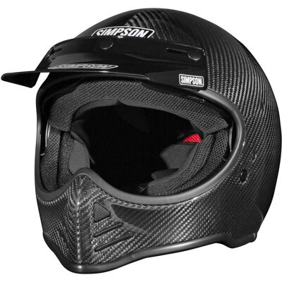 Casque intégral Simpson M52 SOLID CARBON Carbon Black - Publicité Casque intégral Simpson M52 SOLID CARBON Carbon Black - Publicité