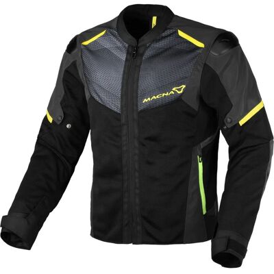 Veste Moto Macna ORCANO 2.0 NIGHT EYE Black/Yellow - Publicité Veste Moto Macna ORCANO 2.0 NIGHT EYE Black/Yellow - Publicité