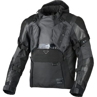 Veste Moto Macna Tryton Nero - Tourisme & Aventure - Publicité Veste Moto Macna Tryton Nero - Tourisme & Aventure - Publicité