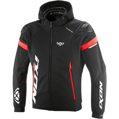 Blouson Moto Ixon PULSION AIR Noir/Blanc/Rouge - Publicité Blouson Moto Ixon PULSION AIR Noir/Blanc/Rouge - Publicité