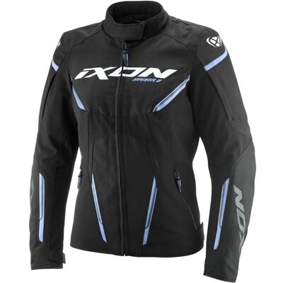 Blouson Moto Ixon STRIKER 2 LADY Noir/Lavande - Publicité Blouson Moto Ixon STRIKER 2 LADY Noir/Lavande - Publicité
