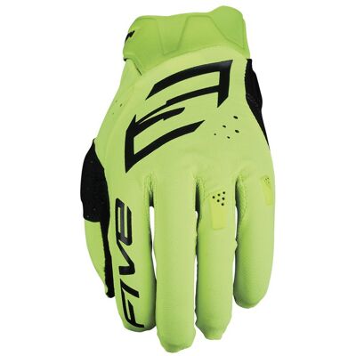 Gants cross Five MXF1 EVO 2026 Fluo Yellow - Publicité Gants cross Five MXF1 EVO 2026 Fluo Yellow - Publicité