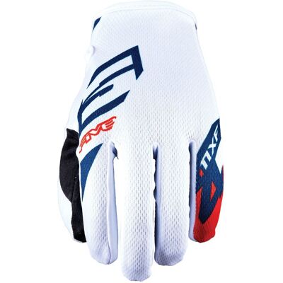 Gants cross Five MXF4 - SCRUB WHITE/RED 2023 White/red - Publicité Gants cross Five MXF4 - SCRUB WHITE/RED 2023 White/red - Publicité
