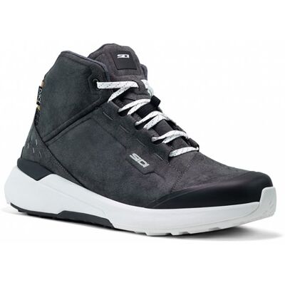Baskets Moto Sidi NUCLEUS SUEDE WATERPROOF Noir/Blanc - Publicité Baskets Moto Sidi NUCLEUS SUEDE WATERPROOF Noir/Blanc - Publicité