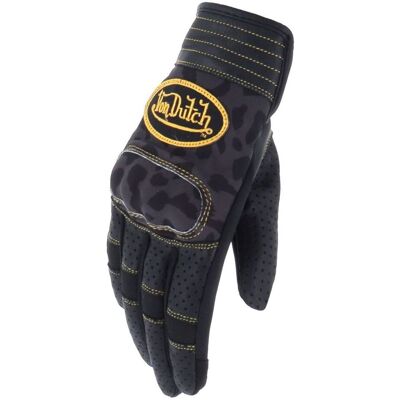 Gants Helstons VON DUTCH PALAVAS AIR Noir/Gold - Publicité Gants Helstons VON DUTCH PALAVAS AIR Noir/Gold - Publicité