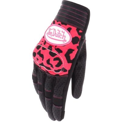 Gants Helstons VON DUTCH PALAVAS AIR Noir/Rose - Publicité Gants Helstons VON DUTCH PALAVAS AIR Noir/Rose - Publicité