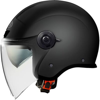 Casque jet Premier CITY FLY EVO Noir mat - Publicité Casque jet Premier CITY FLY EVO Noir mat - Publicité