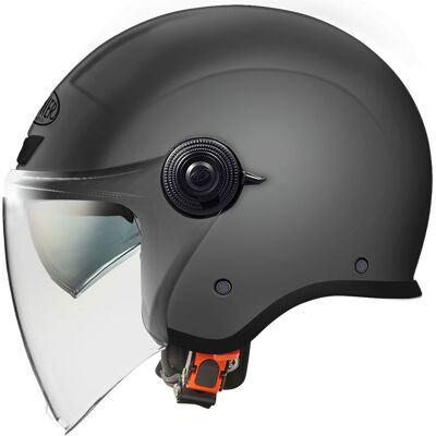 Casque jet Premier CITY FLY EVO Gris mat - Publicité Casque jet Premier CITY FLY EVO Gris mat - Publicité