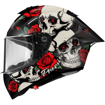 Casque intégral Premier MONZA EVO RO Noir/Blanc/Rouge - Publicité Casque intégral Premier MONZA EVO RO Noir/Blanc/Rouge - Publicité