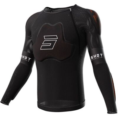 Gilet de protection Shot RACE D3O 2023 Black - Publicité Gilet de protection Shot RACE D3O 2023 Black - Publicité