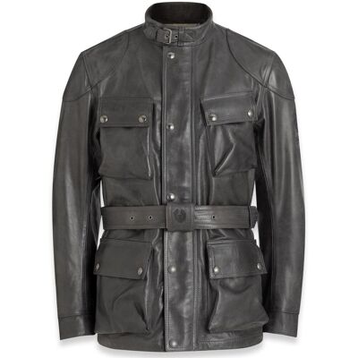 Veste Moto Belstaff TRIALMASTER Grey - Publicité Veste Moto Belstaff TRIALMASTER Grey - Publicité
