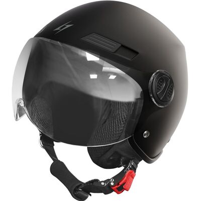 Casque jet Stormer RIDE SOLID Black Mat - Publicité Casque jet Stormer RIDE SOLID Black Mat - Publicité