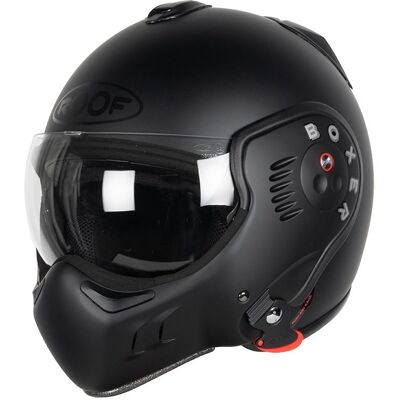 Casque modulable ROOF BOXER V8 S - NOIR MAT + ECRAN DARK SMOKE Noir mat - Publicité Casque modulable ROOF BOXER V8 S - NOIR MAT + ECRAN DARK SMOKE Noir mat - Publicité