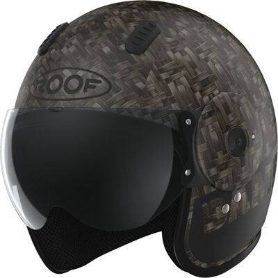 Casque jet ROOF RO15 BAMBOO BLACK Noir mat - Publicité Casque jet ROOF RO15 BAMBOO BLACK Noir mat - Publicité