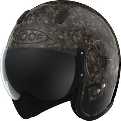 Casque Bamboo Eco Roof - Noir - ECE 22-06 - Léger - Publicité Casque Bamboo Eco Roof - Noir - ECE 22-06 - Léger - Publicité