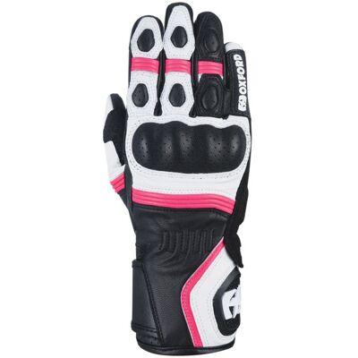 Gants Oxford RP-5 2.0 WOMAN Blanc/Noir/Rose - Publicité Gants Oxford RP-5 2.0 WOMAN Blanc/Noir/Rose - Publicité