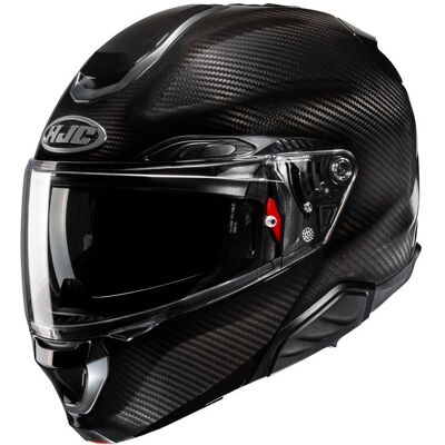 Casque modulable HJC RPHA91 CARBON Black - Publicité Casque modulable HJC RPHA91 CARBON Black - Publicité