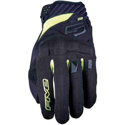 Gants Five RS3 EVO Black Fluo Yellow - Publicité Gants Five RS3 EVO Black Fluo Yellow - Publicité