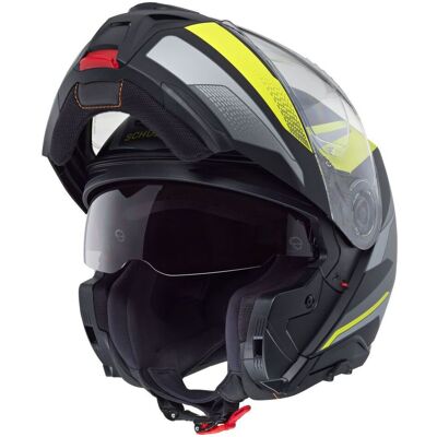 Casque modulable Schuberth CONCEPT TRACER Yellow - Publicité Casque modulable Schuberth CONCEPT TRACER Yellow - Publicité