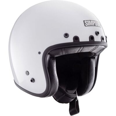 Casque jet Simpson CHOPPER White - Publicité Casque jet Simpson CHOPPER White - Publicité