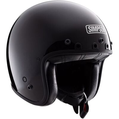Casque jet Simpson CHOPPER Black - Publicité Casque jet Simpson CHOPPER Black - Publicité
