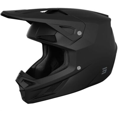 Casque cross Shot SPEED SOLID 2025 Solid black_matt - Publicité Casque cross Shot SPEED SOLID 2025 Solid black_matt - Publicité