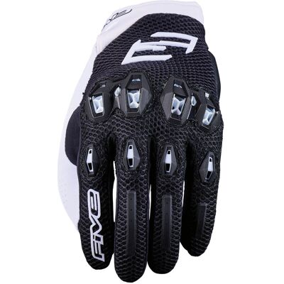 Gants Five STUNT EVO 2 AIRFLOW WOMAN Black White - Publicité Gants Five STUNT EVO 2 AIRFLOW WOMAN Black White - Publicité