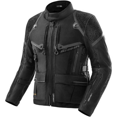 Veste Moto Shima TRACKER Black - Publicité Veste Moto Shima TRACKER Black - Publicité