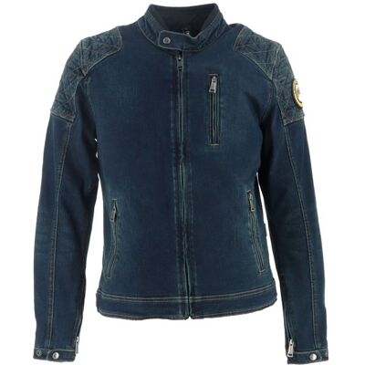 Veste Jean Moto Helstons URBAN Bleu Dirty - Publicité Veste Jean Moto Helstons URBAN Bleu Dirty - Publicité