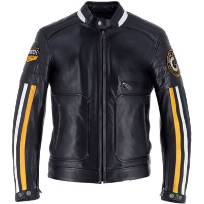 Blouson Moto Helstons VULCAN Noir/Jaune - Publicité Blouson Moto Helstons VULCAN Noir/Jaune - Publicité