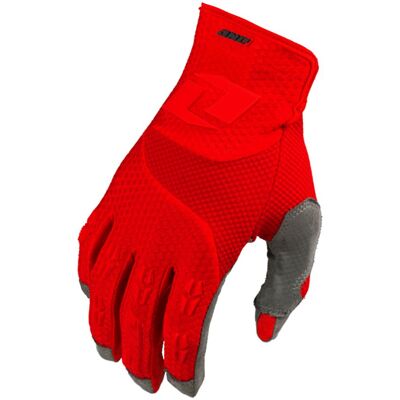 Gants cross One Industries X-197 HALT 2025 Red - Publicité Gants cross One Industries X-197 HALT 2025 Red - Publicité