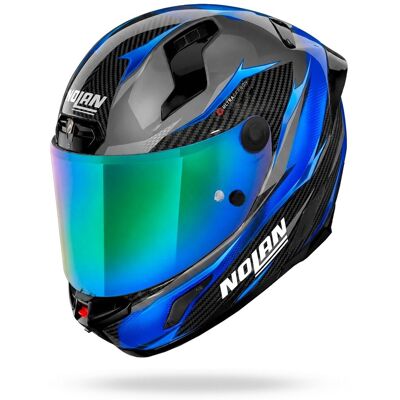 Casque intégral Nolan X-804 ST UC VELOCE Carbon Blue Anthracite - Publicité Casque intégral Nolan X-804 ST UC VELOCE Carbon Blue Anthracite - Publicité