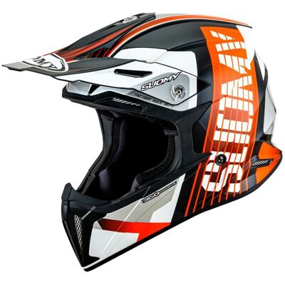 Casque cross Suomy X-WING - AMPED 2026 Black/orange - Publicité Casque cross Suomy X-WING - AMPED 2026 Black/orange - Publicité