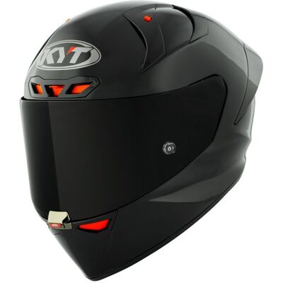 Casque intégral KYT KX-1 RACE GP PLAIN Matt black - Publicité Casque intégral KYT KX-1 RACE GP PLAIN Matt black - Publicité