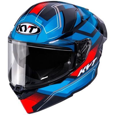 Casque intégral KYT R2R PARSEC Black/Blue/Red - Publicité Casque intégral KYT R2R PARSEC Black/Blue/Red - Publicité