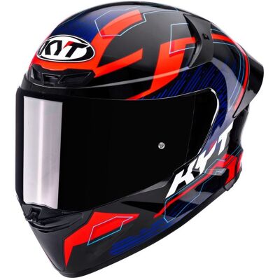 Casque intégral KYT TT-REVO SPEEDING Black/Red/Blue - Publicité Casque intégral KYT TT-REVO SPEEDING Black/Red/Blue - Publicité