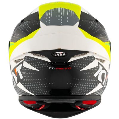 Casque intégral KYT TT-REVO GEAR Black/Yellow - Publicité Casque intégral KYT TT-REVO GEAR Black/Yellow - Publicité