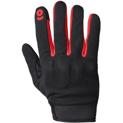 Gants GMS JET-CITY SPORT Noir/Rouge - Publicité Gants GMS JET-CITY SPORT Noir/Rouge - Publicité