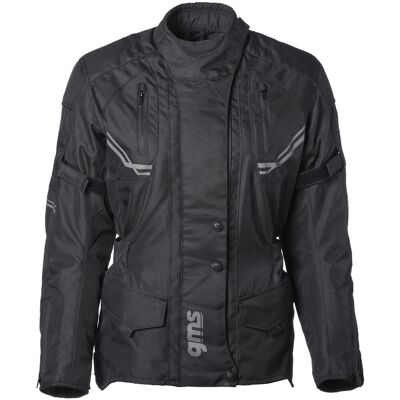 Veste Moto GMS TAYLOR WATERPROOF Noir - Publicité Veste Moto GMS TAYLOR WATERPROOF Noir - Publicité