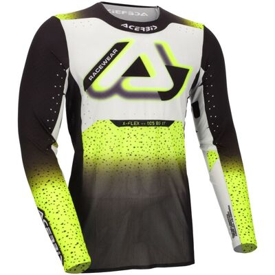Maillot cross Acerbis X-FLEX 2.0 2027 Noir/Jaune - Publicité Maillot cross Acerbis X-FLEX 2.0 2027 Noir/Jaune - Publicité