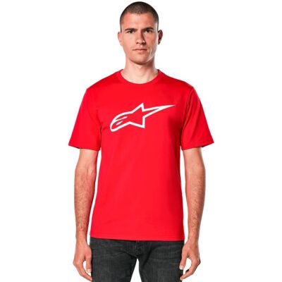 T-Shirt manches courtes Alpinestars AGELESS 2.0 Red/White - Publicité T-Shirt manches courtes Alpinestars AGELESS 2.0 Red/White - Publicité