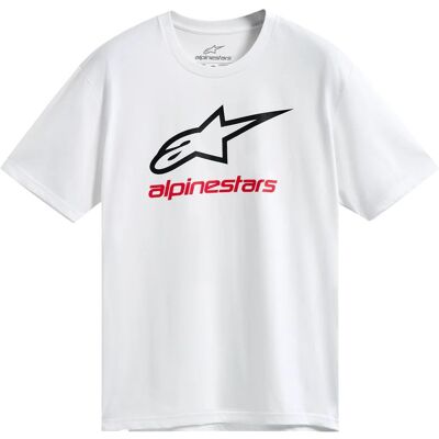 T-Shirt manches courtes Alpinestars ALWAYS 2.0 CSF White/Black/Red - Publicité T-Shirt manches courtes Alpinestars ALWAYS 2.0 CSF White/Black/Red - Publicité