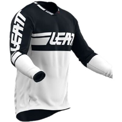 Maillot cross Leatt 4.5 X-FLOW 2025 White - Publicité Maillot cross Leatt 4.5 X-FLOW 2025 White - Publicité