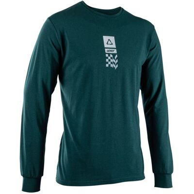 T-shirt manches longues Leatt CORE V26 Green - Publicité T-shirt manches longues Leatt CORE V26 Green - Publicité