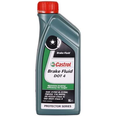 Liquide de frein Castrol DOT 4 1L - Publicité Liquide de frein Castrol DOT 4 1L - Publicité