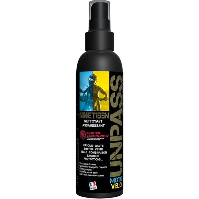Nettoyant casque Unpass Nineteen 200ml - Publicité Nettoyant casque Unpass Nineteen 200ml - Publicité