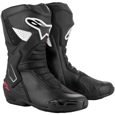 Bottes Alpinestars STELLA SMX-6 V3 Black White Diva Pink - Publicité Bottes Alpinestars STELLA SMX-6 V3 Black White Diva Pink - Publicité