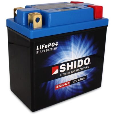 Batterie Shido LB12AL-A2 Lithium Ion 4 bornes - Publicité Batterie Shido LB12AL-A2 Lithium Ion 4 bornes - Publicité