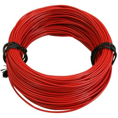 Cable électrique P2R FIL 1,00mm2 12 - 10 MULTIBRIN ROUGE 50M - Publicité Cable électrique P2R FIL 1,00mm2 12 - 10 MULTIBRIN ROUGE 50M - Publicité